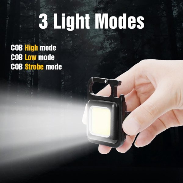 Cob-Rechargeable-Keychain-Light